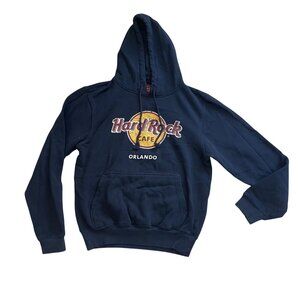 Hard Rock Cafe Classic Logo Hoodie Orlando Florida Unisex Adult Size Medium Knit